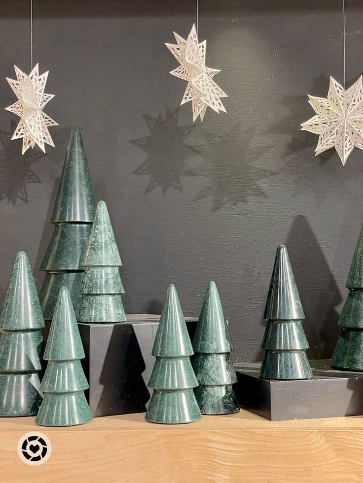 Recycled Marble Christmas Tree