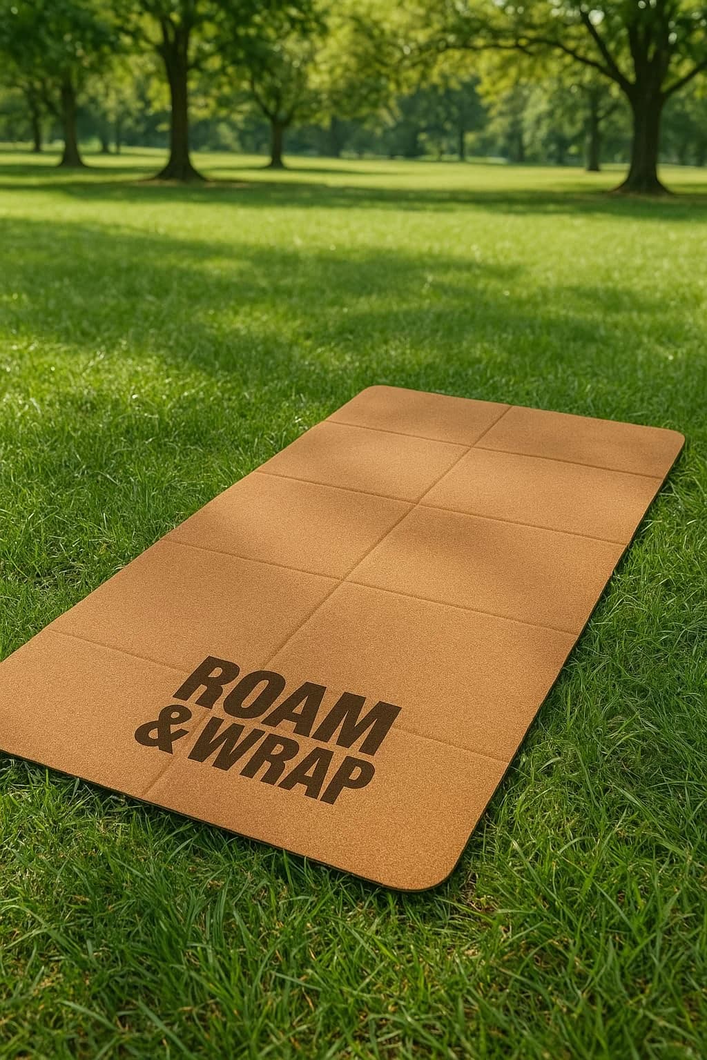 Roam & Wrap- Foldable Cork Yoga Mat