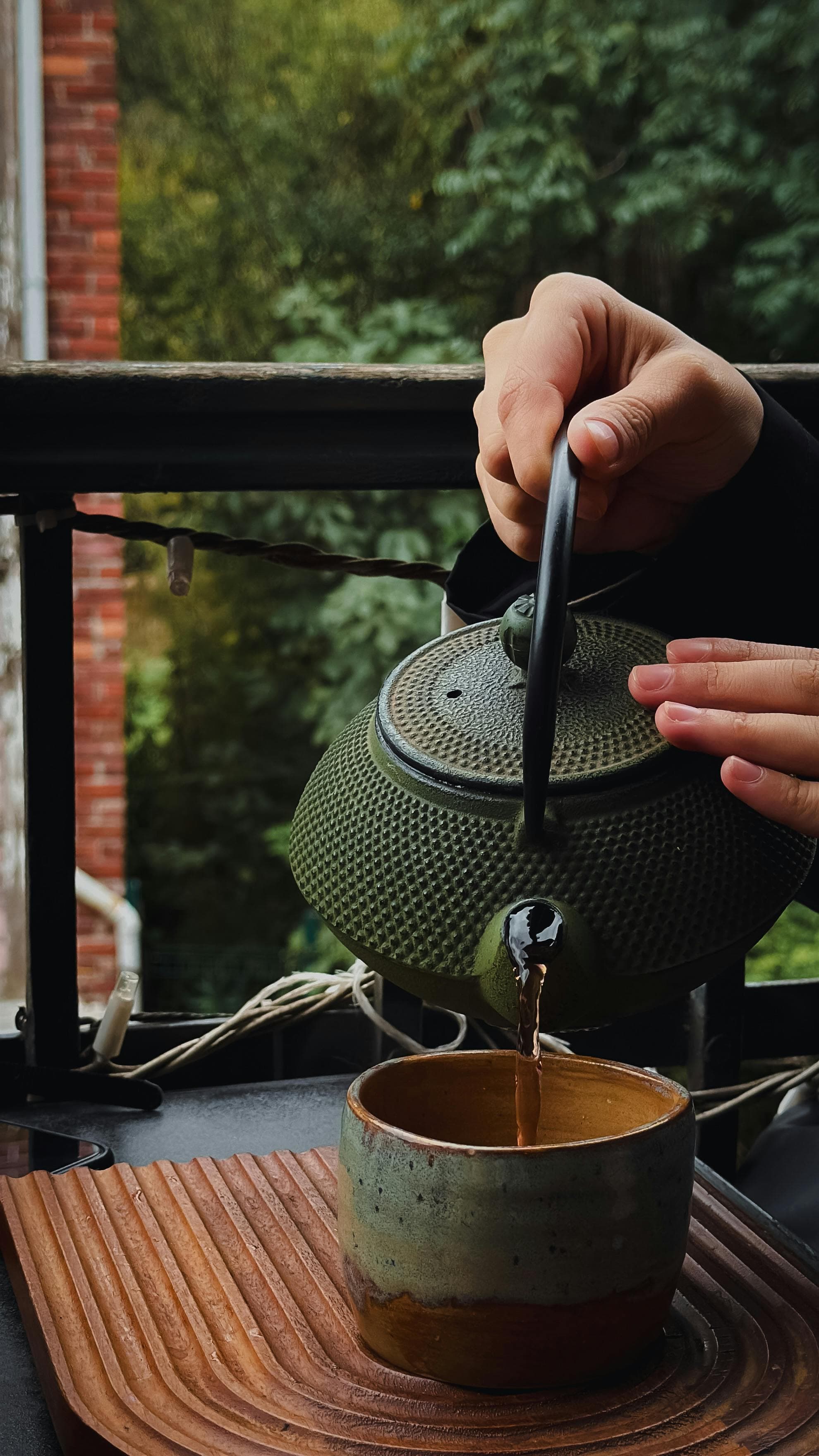 Cast Iron Teapot