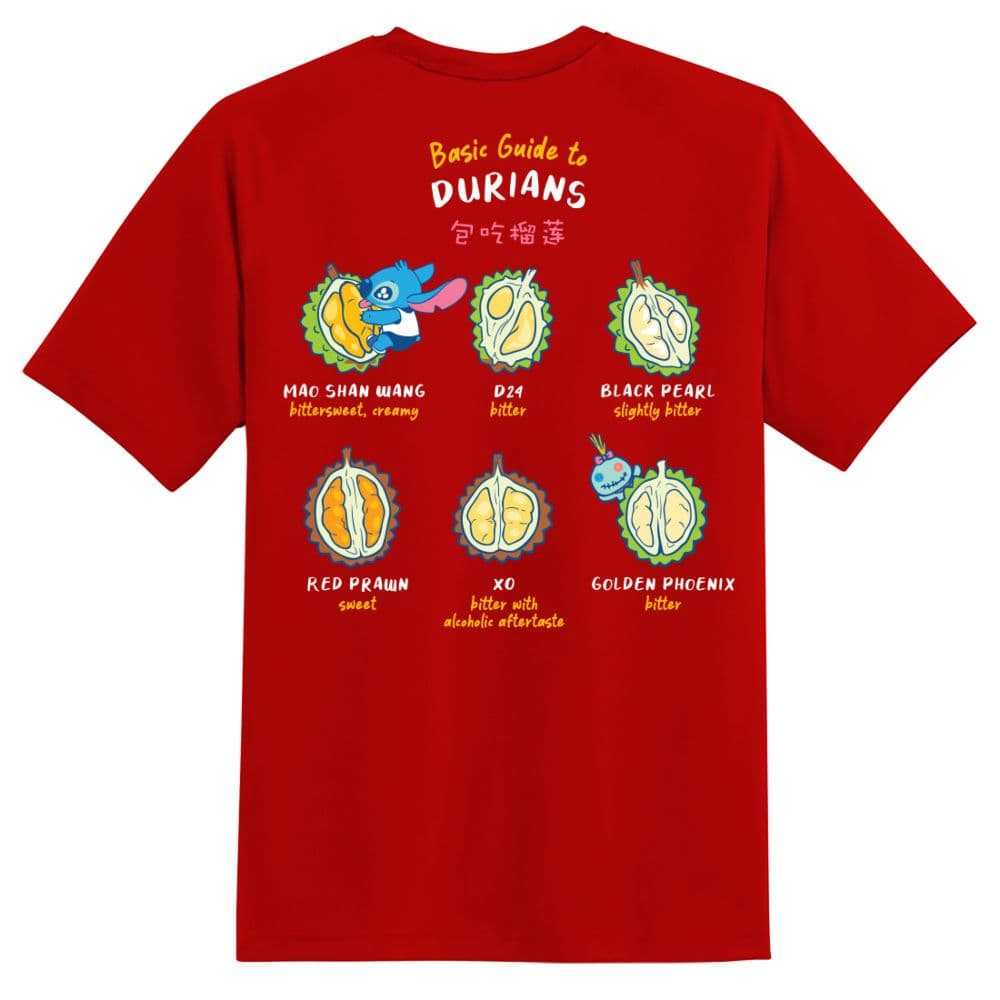 Relief Print T-Shirt - King Fruits Durian